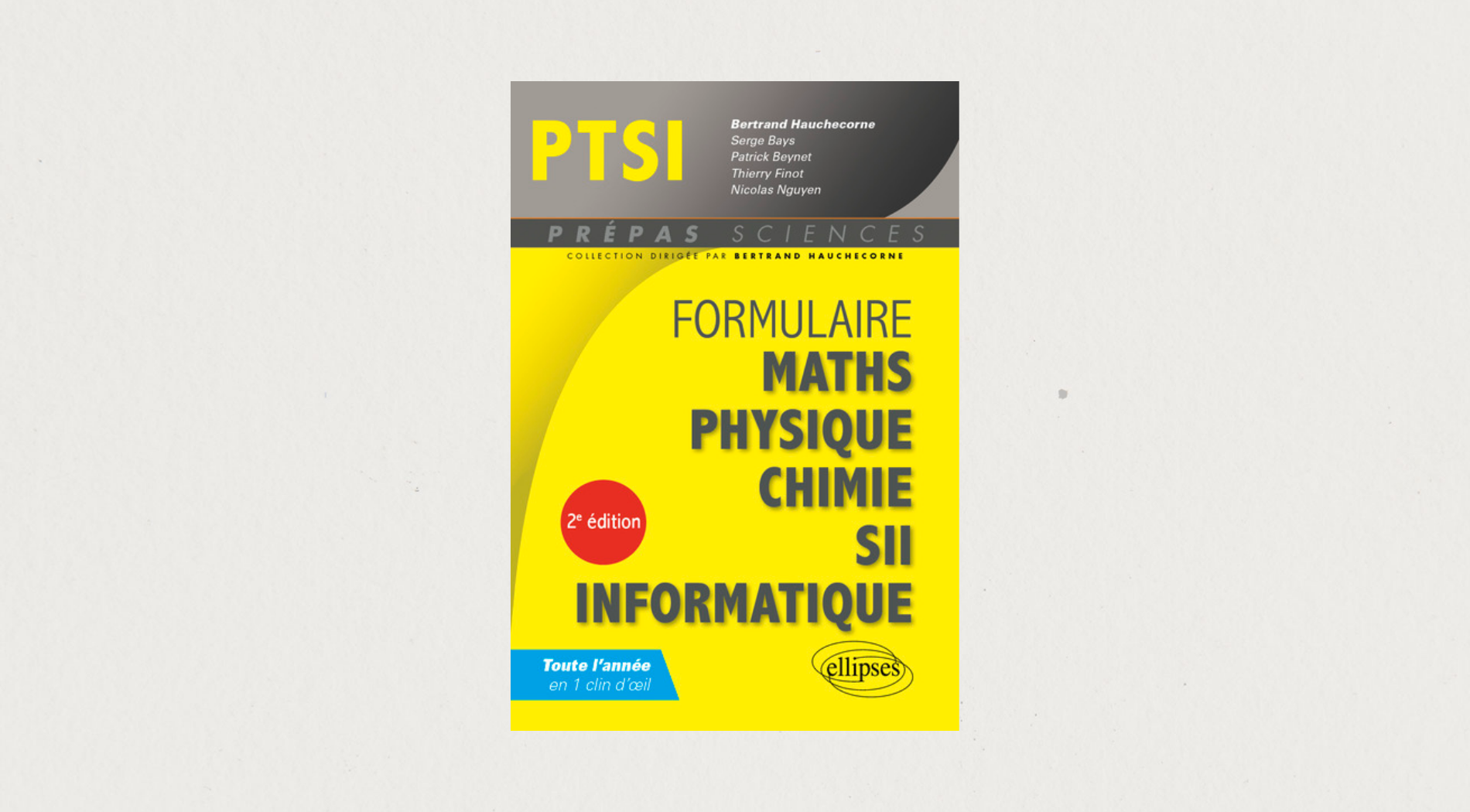 Illustration de l'article Formulaire : Mathématiques,  Physique, Chimie, SII, Informatique - PTSI
